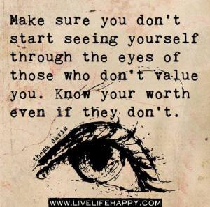 Value yourself
