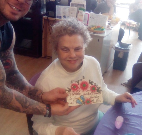 Courageous member who is also blind