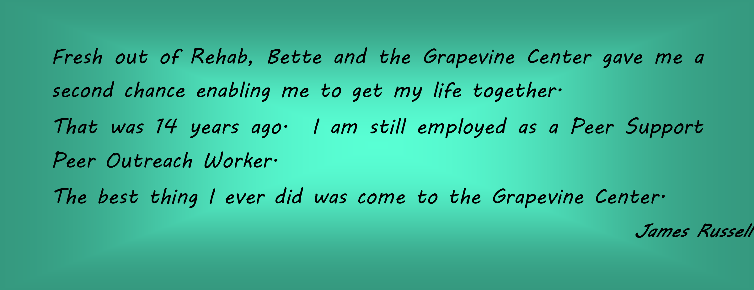 James Russell's testimony